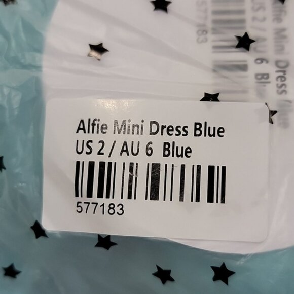 PRINCESS POLLY ALFIE MINI DRESS BLUE - Picture 3 of 4